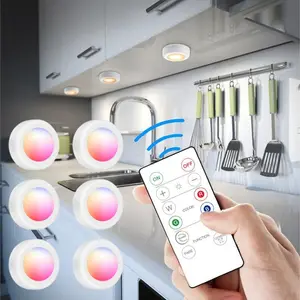 Factory Direct Wireless Switch Push Light Remote Control Wall Light Under Cabinet Led Light