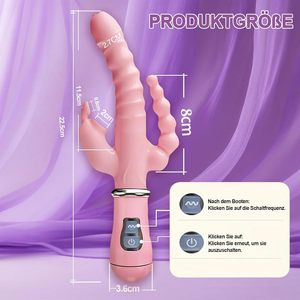 Intimer Vibrator für Frauen mit Einstellbarer Frequenz, Zungenlecken-Funktion für G-Punkt, Anal und Klitoris, USB-Aufladbar, Wasserdicht, Sexspielzeug - Product Image 4