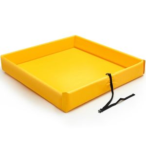 2 'x 4' x 4 "PVC kuning 4 inci. Sisi Dinding ringan dilipat tahan lama bebek kolam <span class=keywords><strong>Mini</strong></span> Berm - Product Image 1