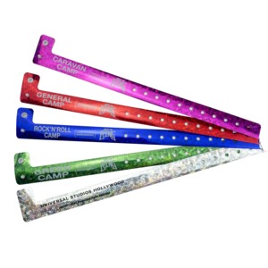 Dark Night Aurora Laser Reflective Festival de música a gran escala Carnival Safety Identification Wristband Ticket - Product Image 3