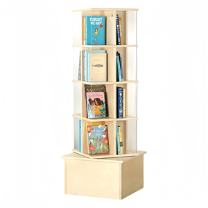 Exhibidores Giratorios Personalizables Ray, Aptos para Librerías y Centros Comerciales, con Exhibidores de Acrílico para Ventanas - Product Image 3