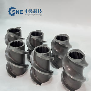 SK Konveyör Blok Ekstrüder Vidası Nikel Bazlı Alaşım Hastelloy Vida Mili Ekstrüzyon için Vida Elemanı - Product Image 3