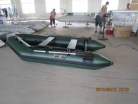 Bateau de pêche gonflable en PVC Hypalon, moteur, grande vitesse, sport, sauvetage, dérive, certifié CE, capacité 2 personnes
