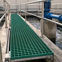 Caillebotis en PRV 38mm 50mm pour passerelle