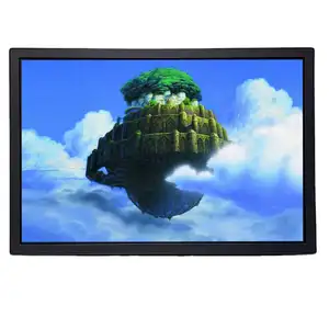 תצוגת קיוסק משובצת צג lcd עמיד למים 10.1 אינץ' hd-mi vga צג מגע קיבולי למכונות אוטומטיות