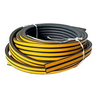 Joint d'étanchéité en mousse de caoutchouc EPDM auto-adhésif, type B, éponge solide, étanche, résistant aux hautes températures, forme personnalisée, découpe de logo sur mesure