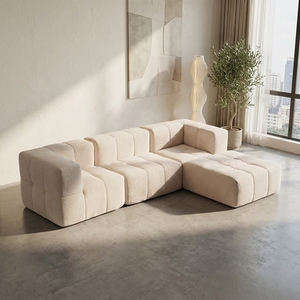 <span class=keywords><strong>Sofa</strong></span> Modular Tanpa Bingkai, <span class=keywords><strong>Sofa</strong></span> Seksional Vakum, <span class=keywords><strong>Sofa</strong></span> Bentuk L untuk Apartemen, Ruang Tamu, Ruang Sempit - Product Image 2