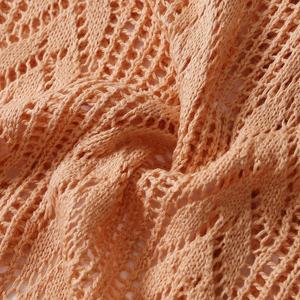 Amzn AE fb eb tiktok <span class=keywords><strong>Shein</strong></span> Tricot Jacquard En Gros <span class=keywords><strong>Pull</strong></span> Cardigan Pour Les Femmes Court Tricot À La Main Couverture De Plage - Product Image 6