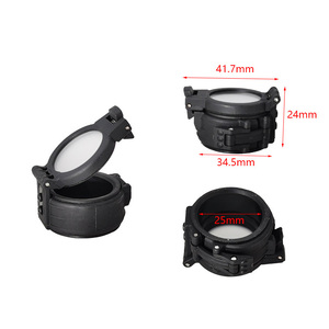 Práctica Cubierta Protectora de Lente para Lámpara con Filtro Amarillo Tipo Flip, Portátil para Uso en Exteriores y en el Campo - Product Image 4