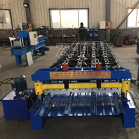 Máquina Perfiladora de Láminas para Techos Tipo PBR y R, Estilo Popular en EE. UU., con Tecnología Avanzada y Sistema PLC Siemens