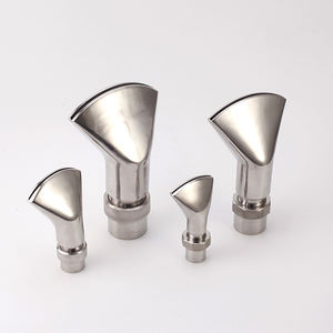 Ugelli a becco d'anatra regolabili per fontane, in acciaio inox 304, da 1/2", 3/4", 1", 1.5", per fontane, giochi d'acqua, rocce decorative e paesaggistica - Product Image 1
