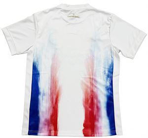 Ropa Deportiva de Fútbol de Verano, Diseño Personalizado Estampado 2025/26, Traje de Entrenamiento París, Camiseta Local, Cuello Redondo, Secado Rápido, Manga Corta, Poliéster - Product Image 2