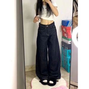 กางเกงขาบานเอวสูงผู้หญิง, กางเกงยีนส์ขาบานระบายอากาศได้ดีสไตล์ย้อนยุคดีไซน์อเนกประสงค์ - Product Image 1