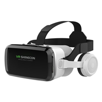 Casque VR G04BS Version 360° Panoramique, Lunettes VR pour Téléphone Mobile, Lunettes 3D VR avec Télécommande