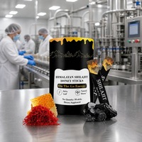 Palitos de Miel de Shilajit del Himalaya con Azafrán Manuka, Más de 85 Minerales Traza, Suplemento de Ácido Fúlvico, Venta al por Mayor, a Granel, OEM, Marca Privada