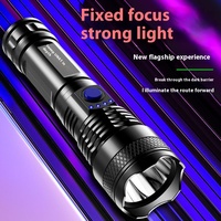 Lampe torche LED étanche Howlighting pour extérieur, batterie 18650, portée de 300 m, charge USB, multifonctionnelle, camping, usage domestique