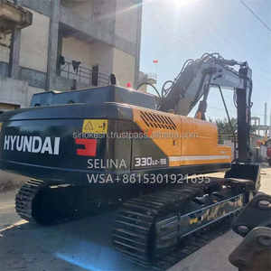 Excavadora pesada Hyundai 330LC-9S usada Original de Corea, componente de motor de núcleo de capacidad de cubo de 33 toneladas 1,5 m³ para hidráulica - Product Image 3