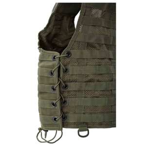 Chaleco táctico verde oliva para cazadores; chaleco <span class=keywords><strong>de</strong></span> caza completo con sistema MOLLE; - Product Image 4