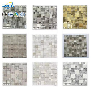 Prix d'usine – Mosaïque de qualité supérieure personnalisée – Mosaïque Azulejo de style moderne – Mosaïque en verre de 6 mm pour salle de bain, cuisine, piscine - Product Image 1