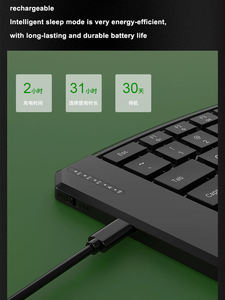 China Keyboard Fold Ergonomic Portable Folding <b>Mini</b> Wireless Travel Keyboard for <b>windows</b> Ios Android Tablet Smartphone - Product Image 3