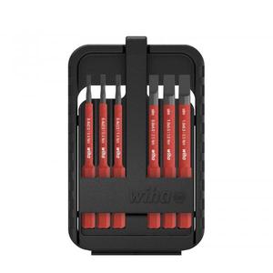 WIHA - 43152 slimBit électrique 1000V jeu d'embouts à fente inclus SlimBit box (7 pcs.) -EAN 4010995431525 INSERTS ISOLÉS - Product Image 1