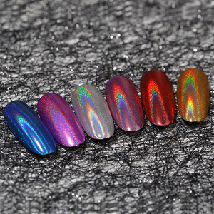 Peacock Chrome Mirror Nail Powder Laser Electroplating <b>Magic</b> Pigment for Acrylic Gel Nail Art Effect - Product Image 5