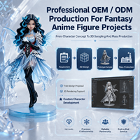 Figura de Anime de PVC de la Serie Ice Fantasy de WEIMEI TOY, Fabricada por OEM, Personaje de Anime de Cine y Televisión, Modelo Coleccionable para Niñas con Caja