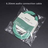 Câble antibruit Audio de haute qualité à Angle droit DC 6.35 mâle à mâle câble Audio de Microphone pour guitare électrique