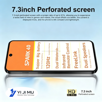 TECON 22G+1TB Android 16 5G Smartphone 7.3 Pouces 2026 SPARK 40 Gaming Deca Core 144Hz Batterie 8000mAh Navigation GPS Rapide