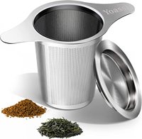 Sachets de thé vides en gros avec infuseur en acier inoxydable à deux poignées pour tasse, mug et théière