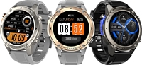 Reloj inteligente 2024 para exteriores, GPS, rastreador deportivo de Fitness, pantalla AMOLED, Reloj inteligente completamente táctil para Android Compass Altitude 5ATM