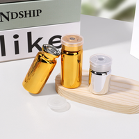 Vente chaude Mini Flacon En Verre 5ml 10ml Or Argent Lyophilisé Flacons D'injection pour Soins De La Peau Sérum Stock Direct