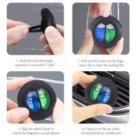 Désodorisant de voiture personnalisé, éliminateur d'odeurs, Clips d'aération, désodorisant durable pour voiture