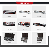 Fourniture d'usine : Coffret d'outils de réparation automobile pratique de 180 pièces, jeu de douilles en acier CRV durable, outils à main avec mallette rigide pour la maison et la machinerie