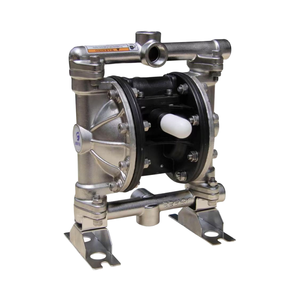 Alta pompa a doppio diaframma in acciaio inox da 2 pollici pneumatica per il trattamento delle acque reflue olio lozione acido di trasferimento - Product Image 1