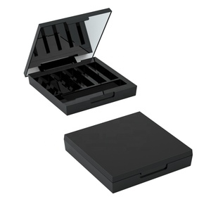 Bảng Phấn Mắt Rỗng <span class=keywords><strong>5</strong></span> Màu Hình Vuông Kèm Gương Và Bàn Chải Hộp Đựng Phấn Mắt Bằng Nhựa Hộp Đựng Mỹ Phẩm Sang Trọng - Product Image 1