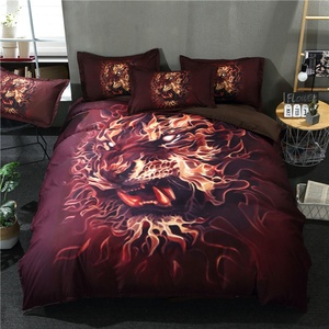 Wholesale Price Confortable 4Pcs Bed <strong>Sheet</strong> <strong>Full</strong> <strong>Size</strong> 3D Animal Prints 100% Polyester Bedding Set - Product Image 4