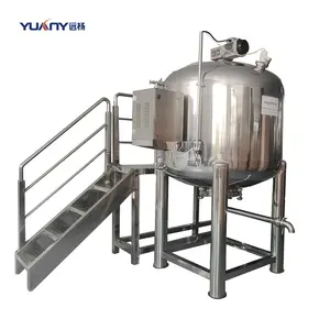 1000 Liters Mixing Tank Stainless Steel Customized Perfume Water Liquid Sealed Storage Tank