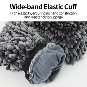 Échantillons Gratuits – Gants de Lavage Auto en Microfibre Chenille Personnalisables avec Logo et Couleur, Grande Taille, Crée une <span class=keywords><strong>Mousse</strong></span> Abondante, Nettoyage Facile - Product Image 2
