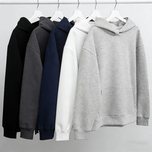 Wholesale Vendors Oversized 420GSM Cotton Hoodie Blank Sweatshirt With <b>Personalized</b> Logo Printing Casual Warm Mens Hoodies OEM - Product Image 2