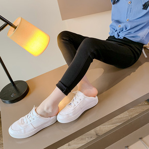 Pantalones Largos para Niños, Color Negro Sólido, Casuales, de Algodón, Ajustados, para Niñas - Product Image 4