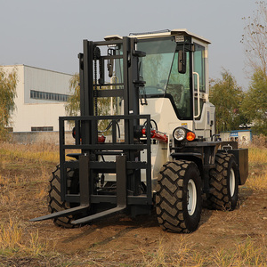 Industrial Hydraulic Pallet <strong>Forklift</strong> Truck Self-Loading for Construction Site Farm All Terrain Rough Terrain Off Road <strong>Forklift</strong> - Product Image 3