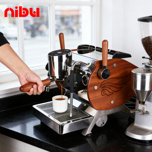 Machine à expresso semi-automatique professionnelle avec chaudière en acier inoxydable, machine à café commerciale pour café et barista à domicile - Product Image 3