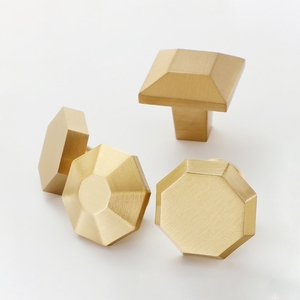 Manijas Redondas de Latón Tipo Paraguas Modernas y Elegantes para Puertas y Gabinetes de Muebles de Dormitorio - Product Image 2