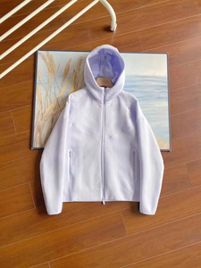 Оптовая продажа, одежда для футбола, спортивная одежда, технологичная флисовая куртка, технологичная флисовая толстовка с капюшоном на молнии с карманом - Product Image 3