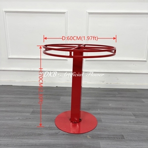 Wholesale Luxury round shape red <b>Wedding</b> Flower <b>Stand</b> Metal <b>Wedding</b> Centerpieces Flower <b>Stands</b> - Product Image 3