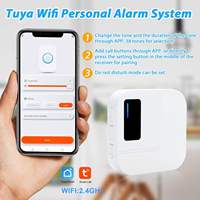 Bracelet d'alerte d'urgence Tuya Smart Caregiver Pager SOS avec bouton pour personnes âgées et soins à domicile