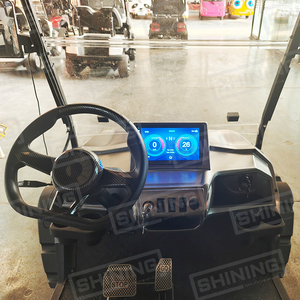 Sáng 4 chỗ ngồi 48V leadacid Pin thép 5KW AC động cơ phanh điện tử đường phố hợp pháp tùy chỉnh bánh xe cup chủ sở hữu điện Golf - Product Image 5