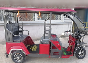 新型インド製オート三輪電動オープンリキシャ/旅客スクーター 801-1000W出力 48V電圧 30-50km/h速度 90km航続距離 5 - Product Image 4