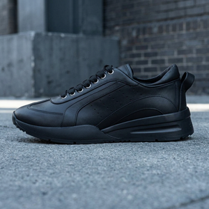 รองเท้าผ้าใบ Triple Black Legend คุณภาพสูง ผลิตตามสั่ง ออกแบบโลโก้ได้  สำหรับผู้ชายและผู้หญิง สวมใส่สบาย ป้องกันกลิ่น พื้นรองเท้าทำจากยาง - Product Image 5